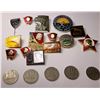 Image 1 : 23)  LOT OF 14 RUSSIAN LAPEL PINS  AND 5