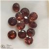 Image 1 : 322) GENUINE GARNETS, ROUNDS, APPROX 4 CTS