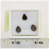 Image 1 : 313) 3 GENUINE GARNETS, 8X6 PEAR, APPROX 4 CTS