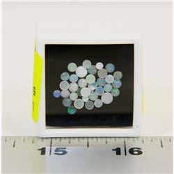 323) GENUINE AUSTRALIAN OPALS, 2.5-5MM ROUND