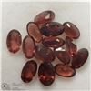 Image 1 : 315) GENUINE GARNETS, OVALS, APPROX 4 CTS