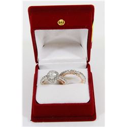 INFINITE ROMANCE 2PC CZ ENGAGEMENT SET