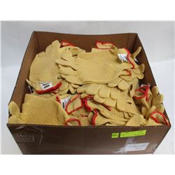 FLAT OF ANSELL KEVLAR GOLDKNIT GRIP GLOVES