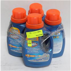4 JUGS OF CLOROX STAIN FIGHTER 970ML