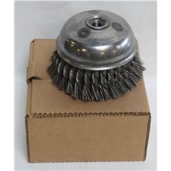 NEW OSBORN 6" KNOTTED WIRE CUP BRUSH