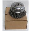 Image 1 : NEW OSBORN 6" KNOTTED WIRE CUP BRUSH