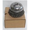 Image 1 : NEW OSBORN 6" KNOTTED WIRE CUP BRUSH