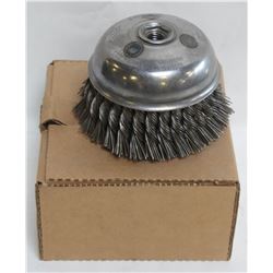 NEW OSBORN 6" KNOTTED WIRE CUP BRUSH