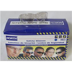 CASE OF NORTH SAFETY EYEWEAR-GREY LENS
