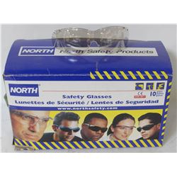 CASE OF NORTH SAFETY EYEWEAR-GREY LENS