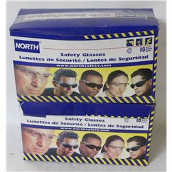 2 PARTIAL CASES OF NORTH SAFETY EYEWEAR-MIRROR &