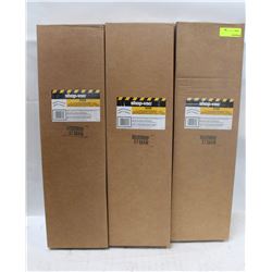 3 CASES SHOP-VAC CHROME-PLATED WANDS