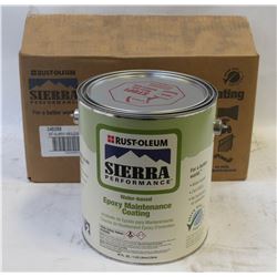 2 PAILS RUSTOLEUM WATER-BASED YELLOW EPOXY COATING