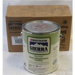 2 PAILS RUSTOLEUM WATER-BASED YELLOW EPOXY COATING
