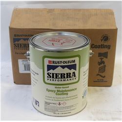 2 PAILS RUSTOLEUM WATER-BASED YELLOW EPOXY COATING