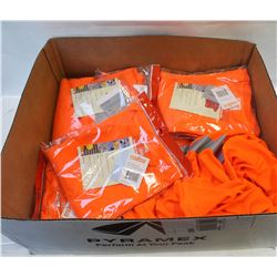 FLAT OF S: XL MAYLAKE HI-VIZ SAFETY WORKSHIRTS