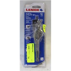 2 LENOX BI-METAL UTILITY BITS 1-1/4"