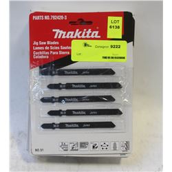 15 SETS OF MAKITA JIGSAW BLADES