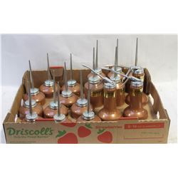 FLAT OF NEW GOLDENROD ASSORTED OIL CANS