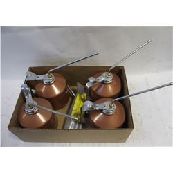 FLAT OF NEW GOLDENROD OIL CANS(LARGE) & LARGE