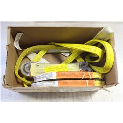 BOX OF ASSORTED LIFTING SLINGS
