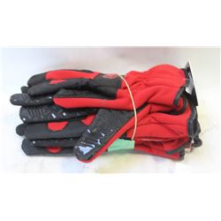 ON CHOICE: TOUGH DUCK  L  GLOVES - LOT OF 3