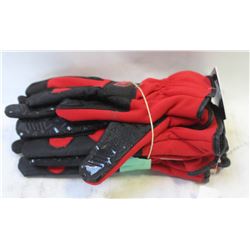 TOUGH DUCK  L  GLOVES - LOT OF 3