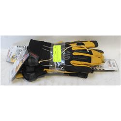 GTP PERFORMANCE GLOVES -L-  LOT OF 3