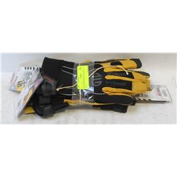 GTP PERFORMANCE GLOVES -L-  LOT OF 3