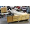 Image 1 : LARGE DELTA TABLESAW MOUNTED ON 3-PIECE CABINET W/