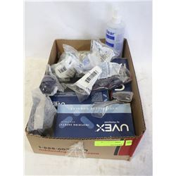 FLAT OF UVEX SAFETY LENSES, GOGGLES AND EYEWEAR