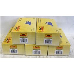 5 BOXES OF CONDOR DISPOSABLE NITRILE GLOVES SZ 9