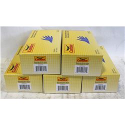 5 BOXES OF CONDOR DISPOSABLE NITRILE GLOVES SZ 9