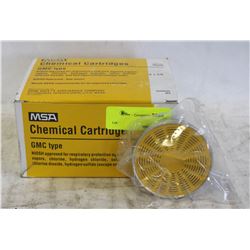 10 NEW MSA CHEMICAL CARTIDGEES