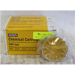 10 NEW MSA CHEMICAL CARTIDGEES