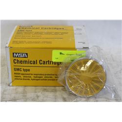 10 NEW MSA CHEMICAL CARTIDGEES