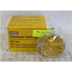 10 NEW MSA CHEMICAL CARTIDGEES