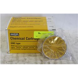 10 NEW MSA CHEMICAL CARTIDGEES