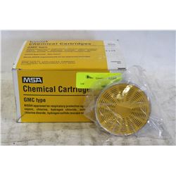 10 NEW MSA CHEMICAL CARTIDGEES