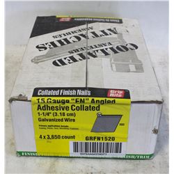 CASES OF GRIP COLLATED FINISHING NAILS