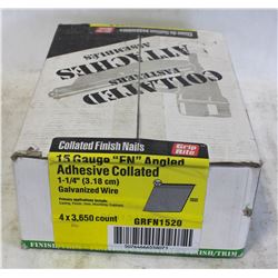 CASES OF GRIP COLLATED FINISHING NAILS