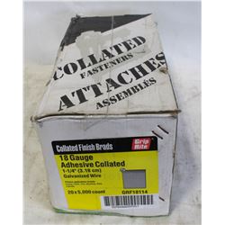 CASES OF GRIP COLLATED FINISHING BRAD NAILS