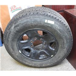 FIRESTONE LT275/70R18 ON CHEVY 3/4 TON SPARE RIM.