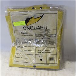 LOT OF 3 ONGUARD SZ MED RAIN JACKETS WITH HOOD