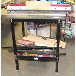 JESS-EM TOOL COMPANY ROUTER TABLE W/ BITS &