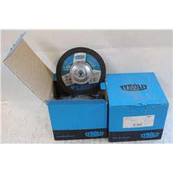 2 CASES OF TYROLIT GRINDING WHEELS