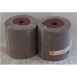 LOT OF 2 BUNDLES FIBRE DISCS