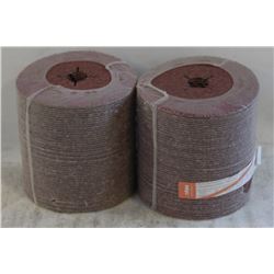 LOT OF 2 BUNDLES FIBRE DISCS