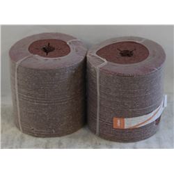 LOT OF 2 BUNDLES FIBRE DISCS