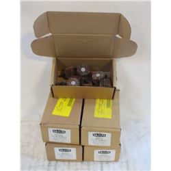 5 BOXES OF FLAP WHEELS